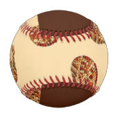 Braune Muscheln Baseball (Rückseite)