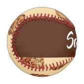 Braune Muscheln Baseball (Vorderseite Links)