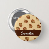 Braune Muscheln Button (Vorne & Hinten)