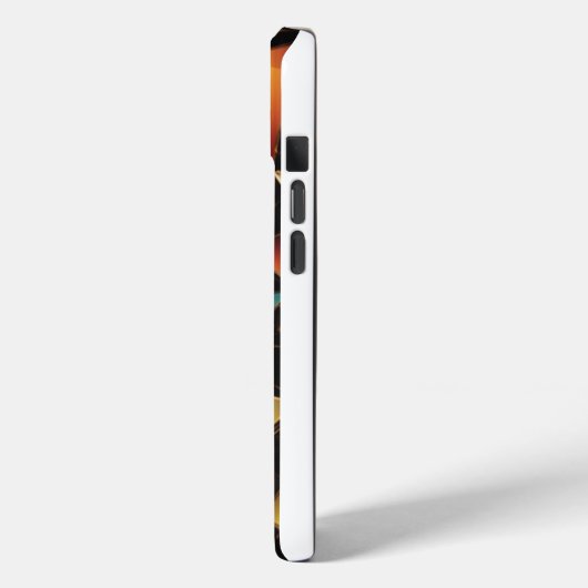 braune Muster, Case-Mate iPhone Hülle (Rückseite / Links)