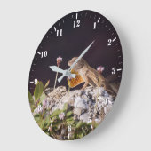 Braune Nase mit Trübung Große Wanduhr (Winkel)