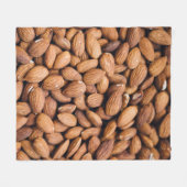 Braune Nüsse Fleecedecke (Vorderseite (Horizontal))