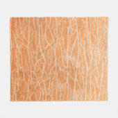 Braune Oberfläche Fleecedecke (Vorderseite (Horizontal))