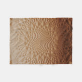Braune Oberfläche Fleecedecke (Vorderseite (Horizontal))