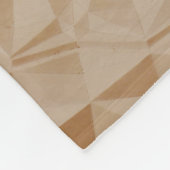 Braune Oberfläche Fleecedecke (Ecke)