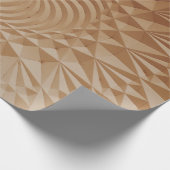Braune Oberfläche Geschenkpapier (Ecke)