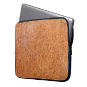 Braune Oberfläche Laptopschutzhülle (Vorderseite Links)