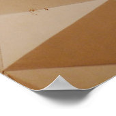 Braune Oberfläche Poster (Ecke)