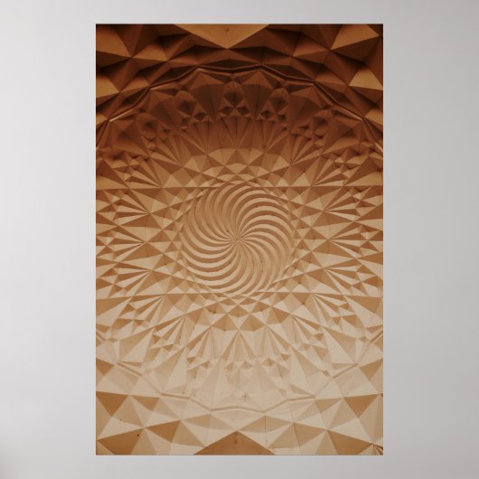 Braune Oberfläche Poster (Vorne)