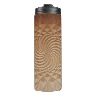 Braune Oberfläche Thermosbecher