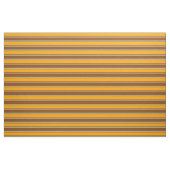 Braune, orange und helle blaue Linien Stoff (Fat Quarter (45,7 x 55,9 cm))