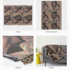 Braune, orangefarbene, kupferfarbene und goldene R Decke