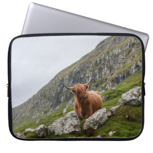 BRAUNE OX AM BERG LAPTOPSCHUTZHÜLLE