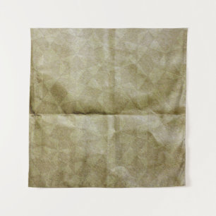 Braune Papierfalte. Mach das Papier kaputt. Hinter Wandteppich