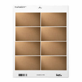 Braune Papptextur für den Hintergrund (Vorne)