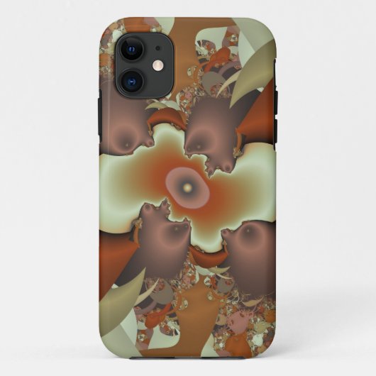 Braune Pflaster Case-Mate iPhone Hülle (Rückseite)
