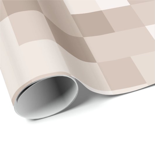 Braune Pixel Geschenkpapier (Rolleneckpunkt)