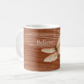 Braune Rahm Libelle Kaffeetasse (Vorderseite Links)