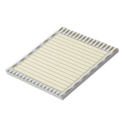 Braune Raute Notizblock (Rotiert)