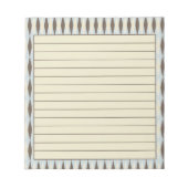 Braune Raute Notizblock (Vorderseite)