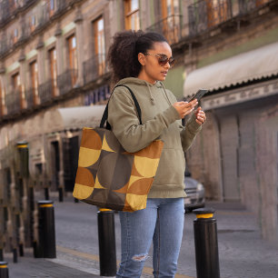 Braune Retrokreise Tasche