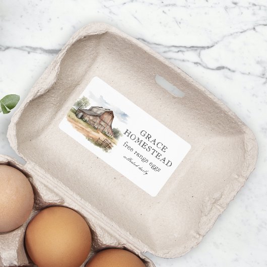 Braune Rustikale Scheunen-Farm-Eierkarton-Verpacku
