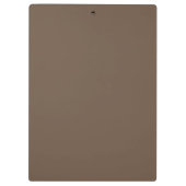 Braune Schachbretter Klemmbrett (Rückseite)