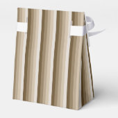 Braune Schattenstreifen Geschenkschachtel (Rückseite)