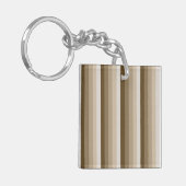 Braune Schattenstreifen Schlüsselanhänger (Vorderseite links)