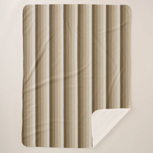 Braune Schattenstreifen Sherpadecke