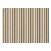 Braune Schattenstreifen Tischdecke (Vorderseite (Horizontal))