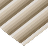 Braune Schattenstreifen Tischdecke (Schrägansicht)