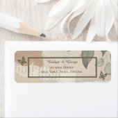 braune, schicke Vintage Grüne Hochzeitsadresse (Insitu)