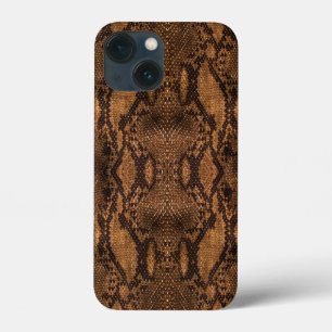 Braune Schlangenhautdruck Case-Mate iPhone Hülle