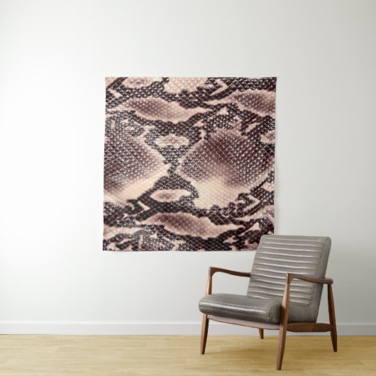 Braune Schlangenlederstruktur Wandteppich (Beispiel (Horizontal))