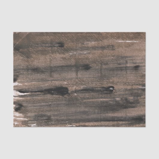 Braune schwarze Kunst Seidenpapier (Vorderseite)