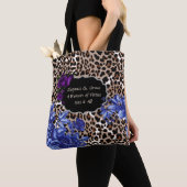 Braune/schwarze Tierdruckfolie Medium Tasche (Von Nahem)