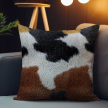 Braune schwarze und weiße Kuhhauttextur