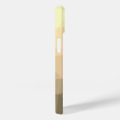 Braune Sepie Gradient Geometrisches Mesh Muster Case-Mate iPhone Hülle (Rückseite / Rechts)