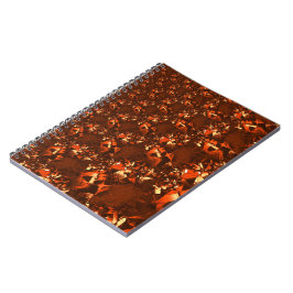 Braune Shiny-Koralle und ähnlich wie Relief Notizblock