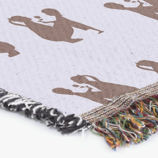 Braune Silhouette Decke (Ecke)