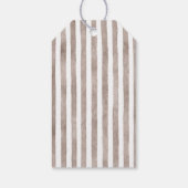 Braune Spitze Brautparty Geschenkanhänger (Rückseite)