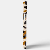 Braune Steinkohle Diagonale Camouflage mit Contour Case-Mate iPhone Hülle (Rückseite / Rechts)