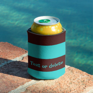 Braune Streifen Dosenkühler