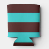 Braune Streifen Dosenkühler (Rückseite)