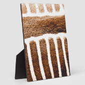 Braune Streifen_ Fotoplatte (Seite)