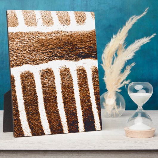 Braune Streifen_ Fotoplatte (Seite)