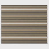 Braune Streifen Geschenkpapier (Flach)