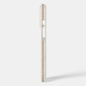 Braune Streifen Globus Welt Case-Mate iPhone Hülle (Rückseite / Links)
