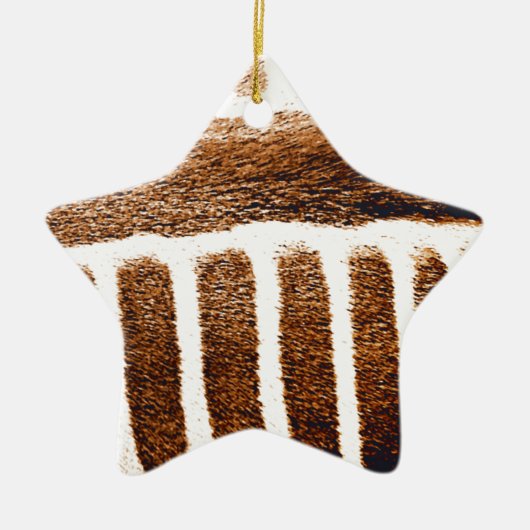 Braune Streifen_ Keramikornament (Vorne)